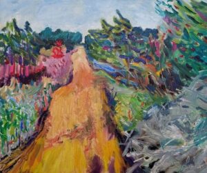 Rūtos Levulienės paveikslas Nidos takai, takeliai