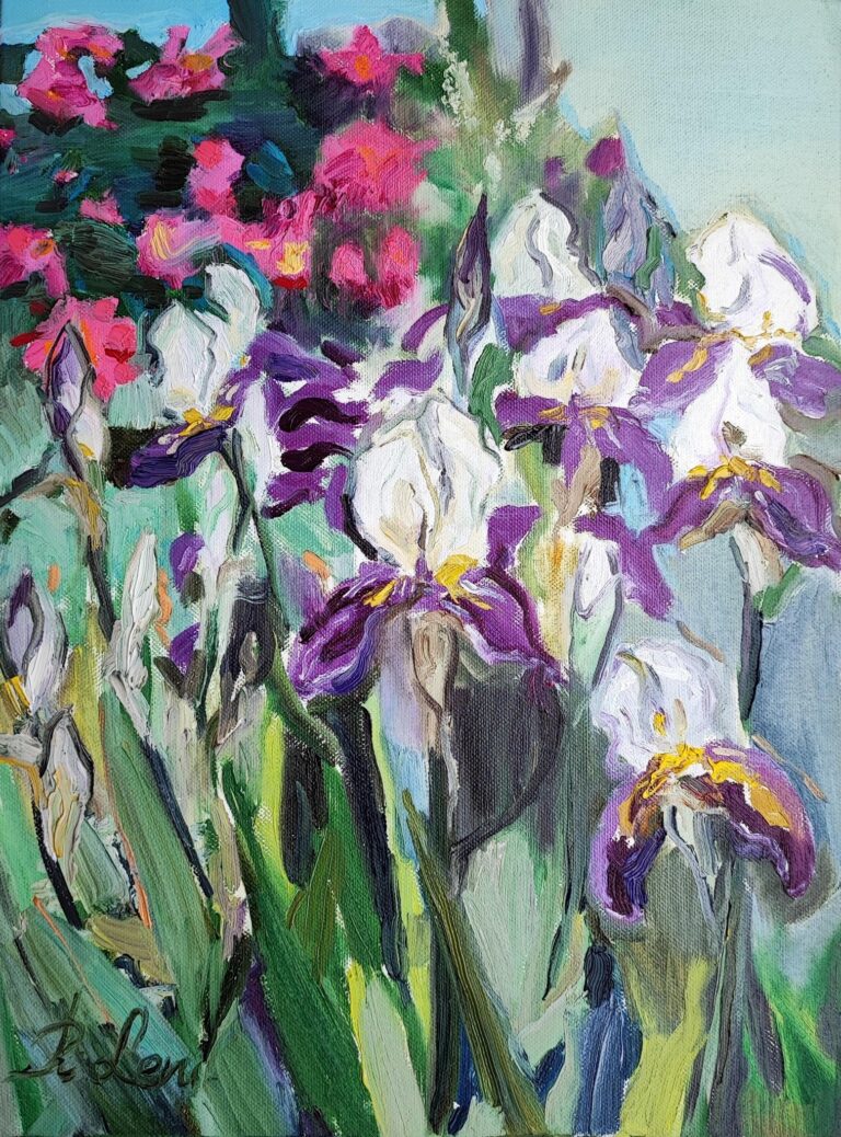 Rūtos Levulienės paveikslas Irisai