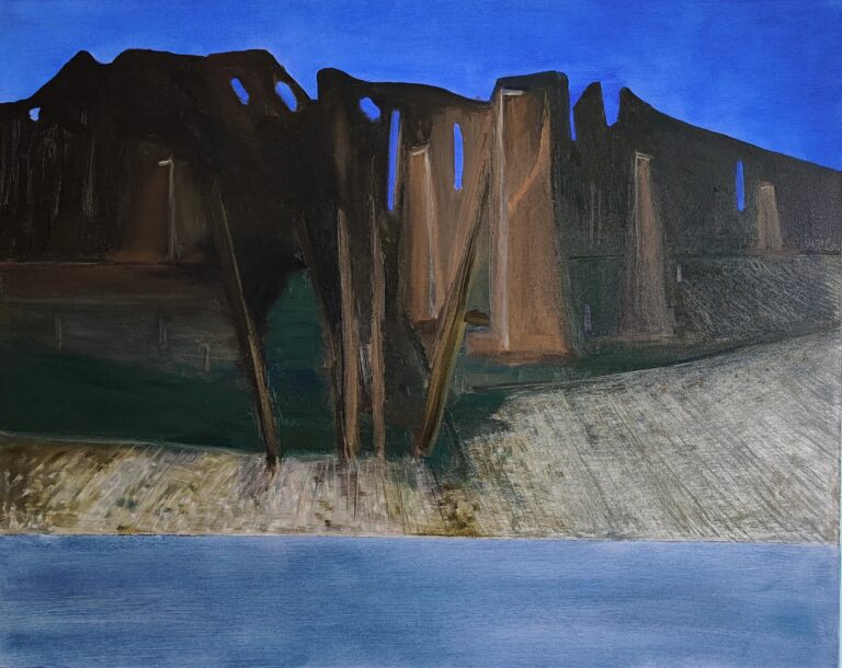 Rūtos Levulienės paveikslas Sutemos