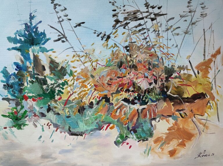 Rūtos Levulienės paveikslas Rytas Nemirsetoje