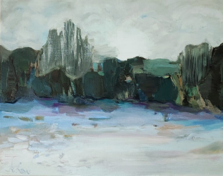 Rūtos Levulienės paveikslas Žiema