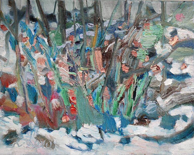 Rūtos Levulienės paveikslas Link pavasario