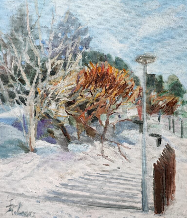 Rūtos Levulienės paveikslas Paviluostas