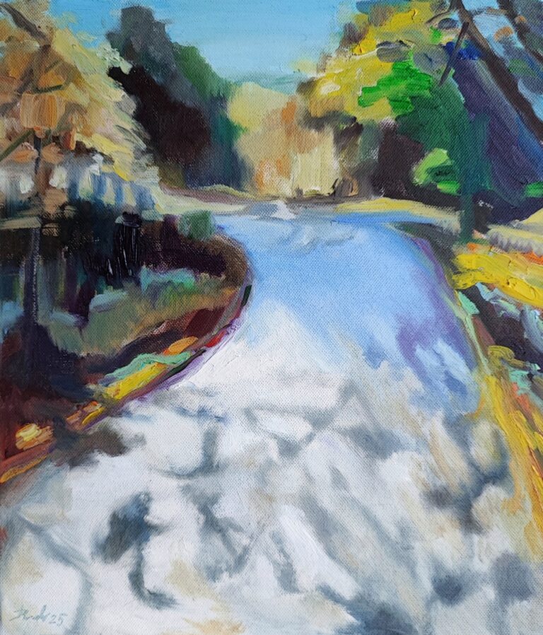 Rūtos Levulienės paveikslas Lėkim prie jūros